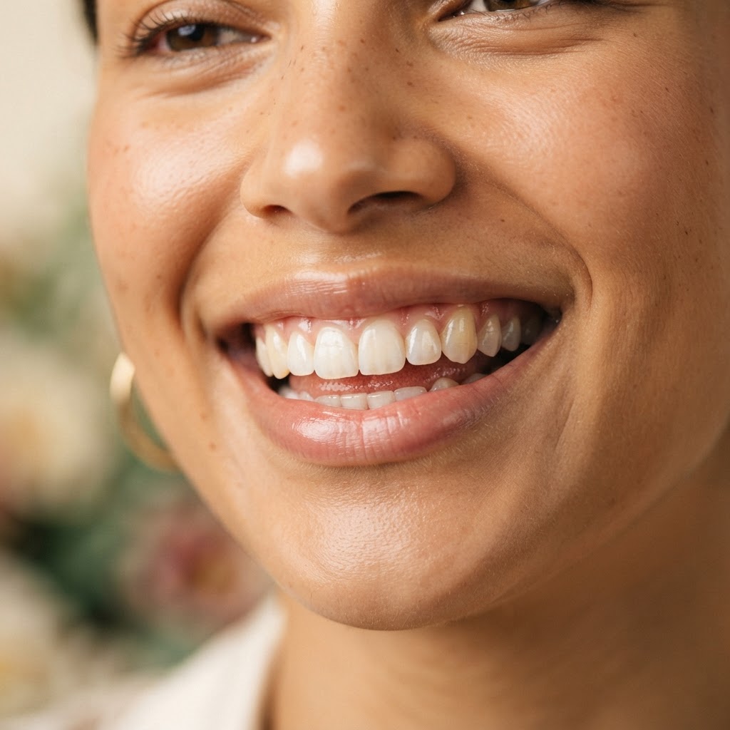 Beautiful natural smile